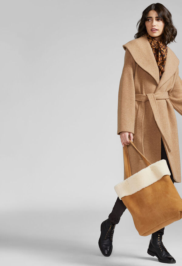 Paul Stuart Cashmere Wrap Coat, image 2